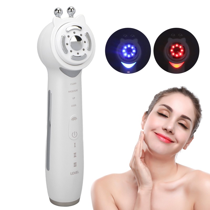 Ultrasonic Facial Cleansing Beauty Machine Household LED Skin Rejuvenation Lifting