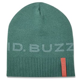 Volkswagen 1T3084303 Knitted Beanie Hat with ID.Buzz Lettering, petrol