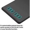 Huion Inspiroy H640P Graphics Drawing Tablet with Battery-free Stylus and