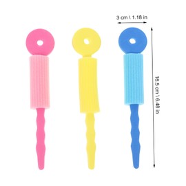 NOLITOY 9pcs Sponge Hair Rollers for Long Hair Soft Foam Curlers Lightweight and Easy to Sleep In Women