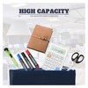 Bailinks A4 Size File Bags with Zipper,5PCS Black File Folders