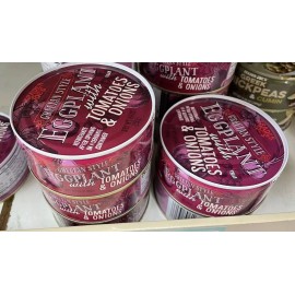 Trader Joe’s Grecian Style EGGPLANT With Tomatoes & Onions VEGAN 9.9 Oz (6 PACK)