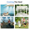 Cureder Misting Cooling System, 26FT (8M) Misting Line + 7