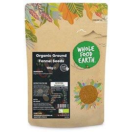 Whole Food Earth® - Organic Ground Fennel Seeds 100 g | GMO Free | Certified Organic