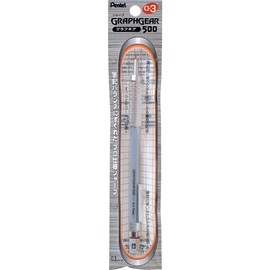 Pentel Packaged Graph Gear 500 Automatic Drafting Pencil, 0.3mm, Brown Accents (XPG513)