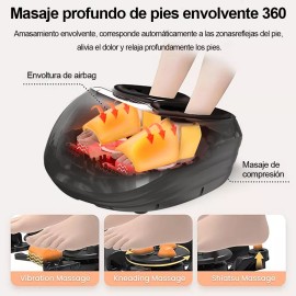 Máquina Masajeadora de Pies Eléctrica Shiatsu | Con Rodillos Rebefor