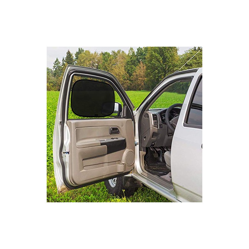 Timotech Parasol Negro para Auto, protección de Rayos UV, para