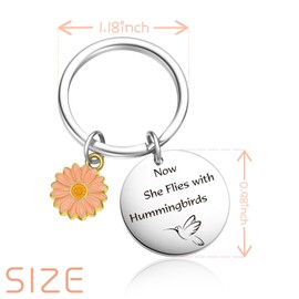 OWHOMS Hummingbird Gift Hummingbird Sympathy Jewelry For In Memory Of Loved One Gift Condolence Gift Bereavement Gift Ideas In Rememberance Gift Hummingbird Memorial Jewelry Loss Of Grandma Gift