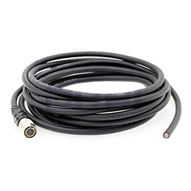 DRRI Hirose 6 Pin Female(HR10A-7P-6S ) Flex Cable for Basler GIGE AVT CCD Camera (Stright Cable)