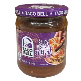 Taco Bell Saucy Mexican Style Pizza Cravings Dip 15.7 oz