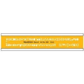 Liquidraw Lettering Stencils for Crafts English Stencil Alphabet Number Drawing Drafting Template, 5mm