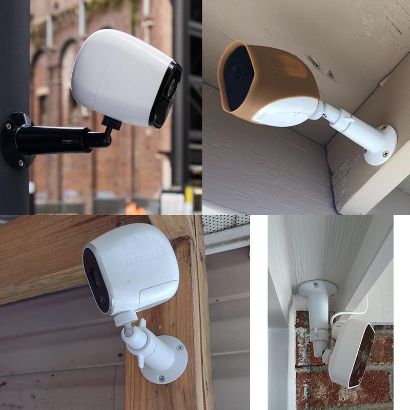 vantanic 2Pack Security Camera Universal Mounting Bracket,Adjustable Indoor/Outdoor Security Wall