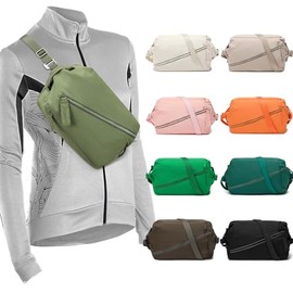 BOSSTIN Small Gym Bag for Women Men, Small Duffle Bag Crossbody Bags for Women, Lightweight Compact Sports Bag for Gym Work Fitness Travel, 3 in 1 Workout Bag-Army Green