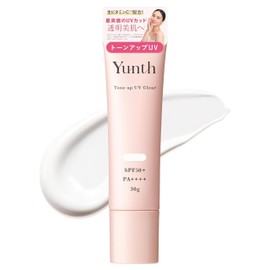 Saki Takei Ambassador Yunth Raw VC Tone Up UV Clear 1.1 oz (30 g) Makeup Base Sunscreen Gel Tone Up Cosmetics Skin Care Cosmetics Beauty Soap Can Be Removed
