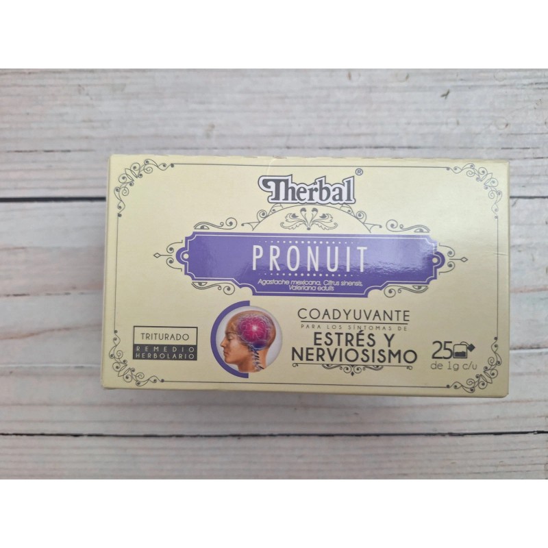 therbal Te a base de Toronjil 25 Sobres 100% Natural-