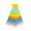 Wooden Tower Stacking Ring Toys for Kids Building Blocks Tower