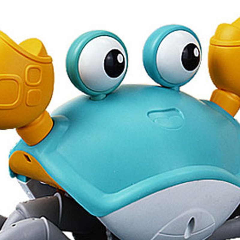 Crab Toy Musical Sound Light Electronic Walking Moving Dancing Sensory