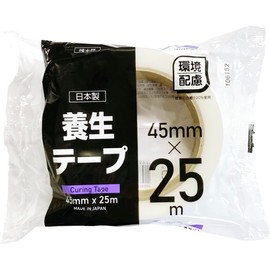 Strix Design SB-089 Curing Tape, Clear, 85.4 ft (25 m) Roll, Width 1.8 inches (4.5 cm), Set of 2, Made in Japan, For Packaging, Can Be Written and Stacked