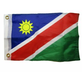 SouthBeach 12x18 12"x18" Namibia Country 100% Polyester Motorcycle Boat Flag Grommets