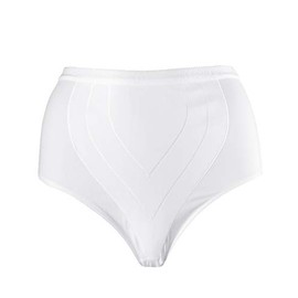 Sans Complexe Women's Plain or unicolor Girdle - White - White - 24 (Brand size: 50/52)