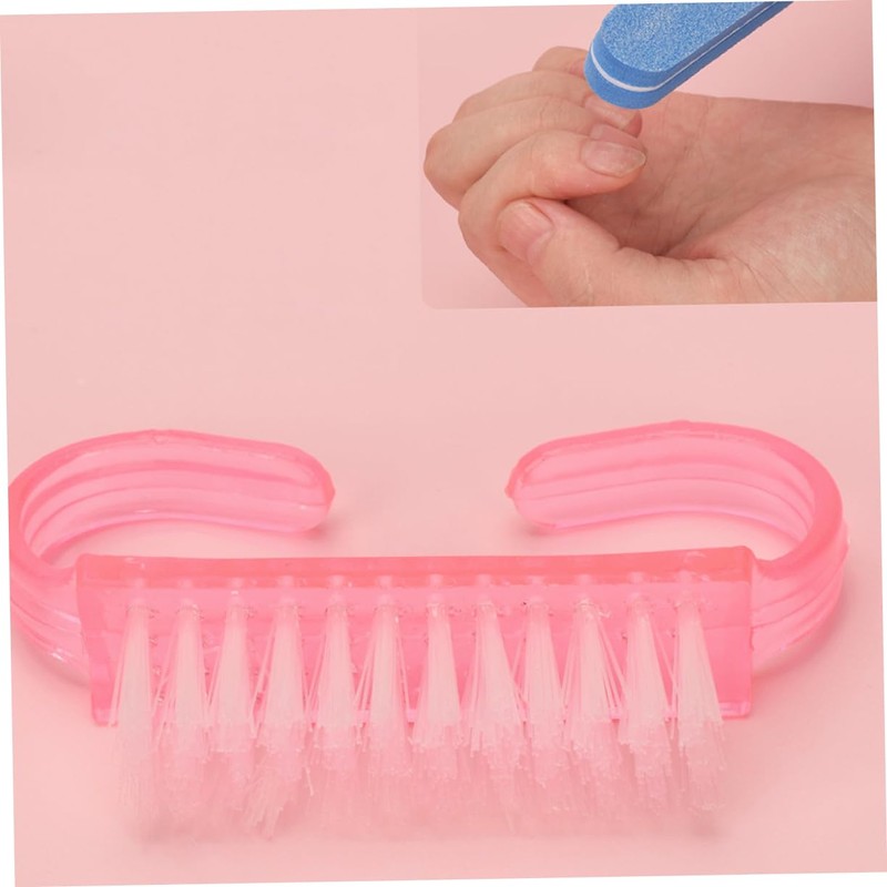 Ipetboom 12pcs Nail Art Brush Bristles Nail Brush for Cleaning