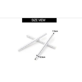 24 Pieces Bike Wheel reflectors, 360° Bicycle Spoke reflectors, Bicycle Wheel Rim Spoke Clip, Bicycle Tube Strip Safety Warning Reflector (Silver)