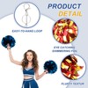 sourcing map 20 Pcs Cheer Pom Pom Keychain, Cheerleading Gift
