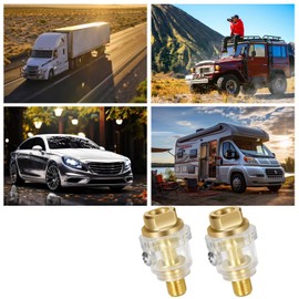 Profiwoab Pack of 2 automatic oil compressed air oilers, 1/4 pneumatic accessories, mini oiler for compressed air tool for all types of pneumatic tools