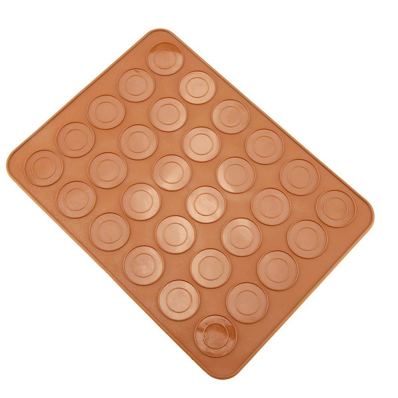 Molde para Macarrones, 30 Agujeros Forma Macarons Forma Redonda De