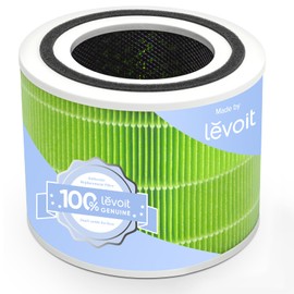 LEVOIT Anti-Mould and Bacteria Filter Replacement for Core 300 and Core 300S, HEPA Filter, High Efficiency Activated Carbon Filter and Pre-Filter, for Bedroom, Green