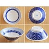 Tableware East Trapezoid Bowl, Large, Gyokusa, Blue Sou 8.1 inches