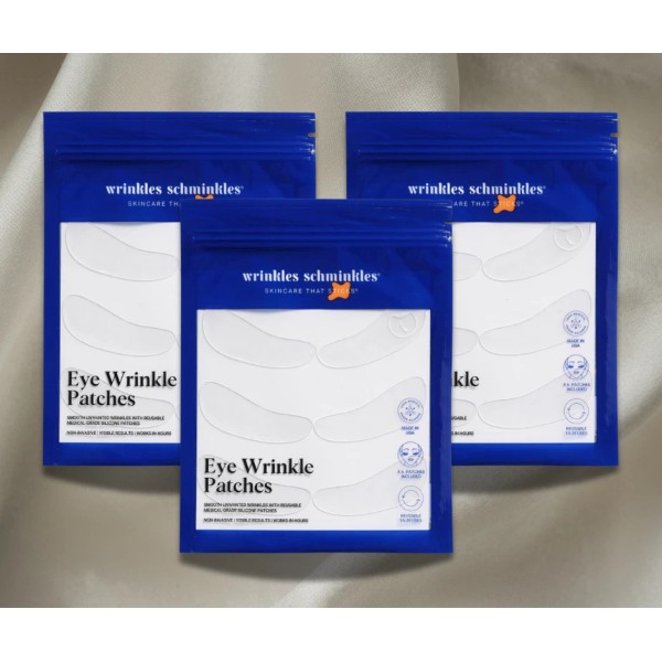 Wrinkles Schminkles Under Eye Patches - Silicone Anti-Wrinkle Pads (3
