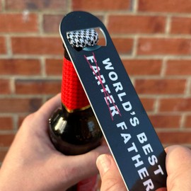 World's Best Farter Father Bottle Opener, 178mm x 40mm, Funny Unique Birthday or Father's Day Gift (Bottle Opener Only)