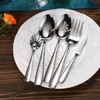 KEAWELL Premium Louis Hammered Serving Utensils, 18/10 Stainless Steel, Squared