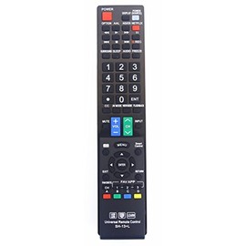 Sharp GB004WJSA Universal Remote Control for All Sharp BRAND TV, Smart TV - 1 Year Warranty