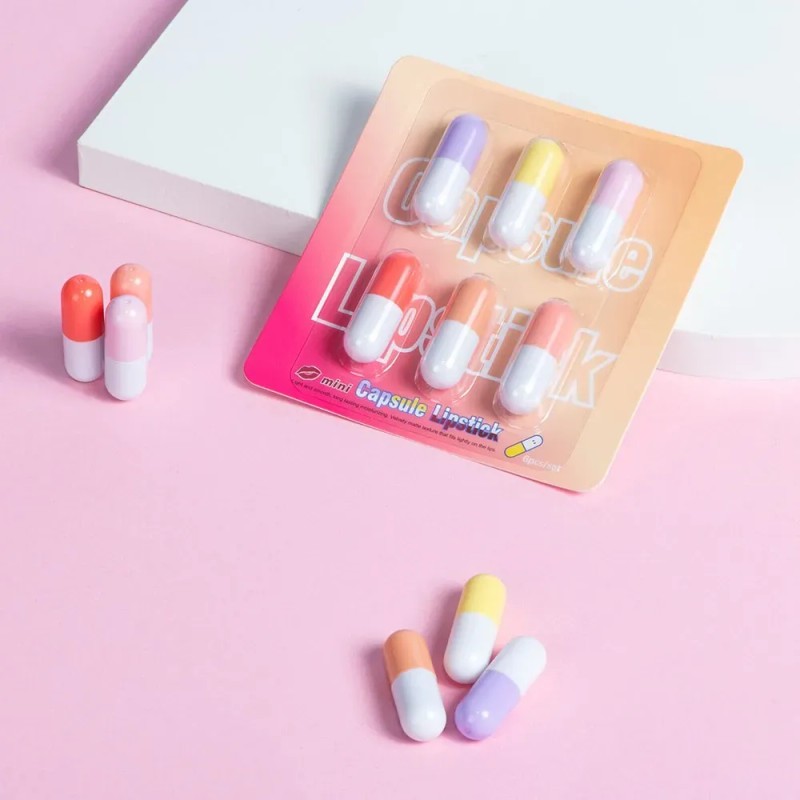 Mini Set De 6 Ml, 6 Unidades, Creative Moisturizing Lipstick