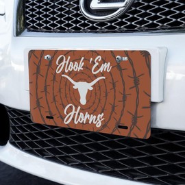 University of Texas Barb Wire Spiral Novelty Metal Vanity Tag License Plate