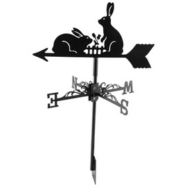 Qezodsx Animal Iron Wind Vane, Weather Vane, Roof Weather Vane Wind Direction Indicator Roof Decoration Spare Parts Parts