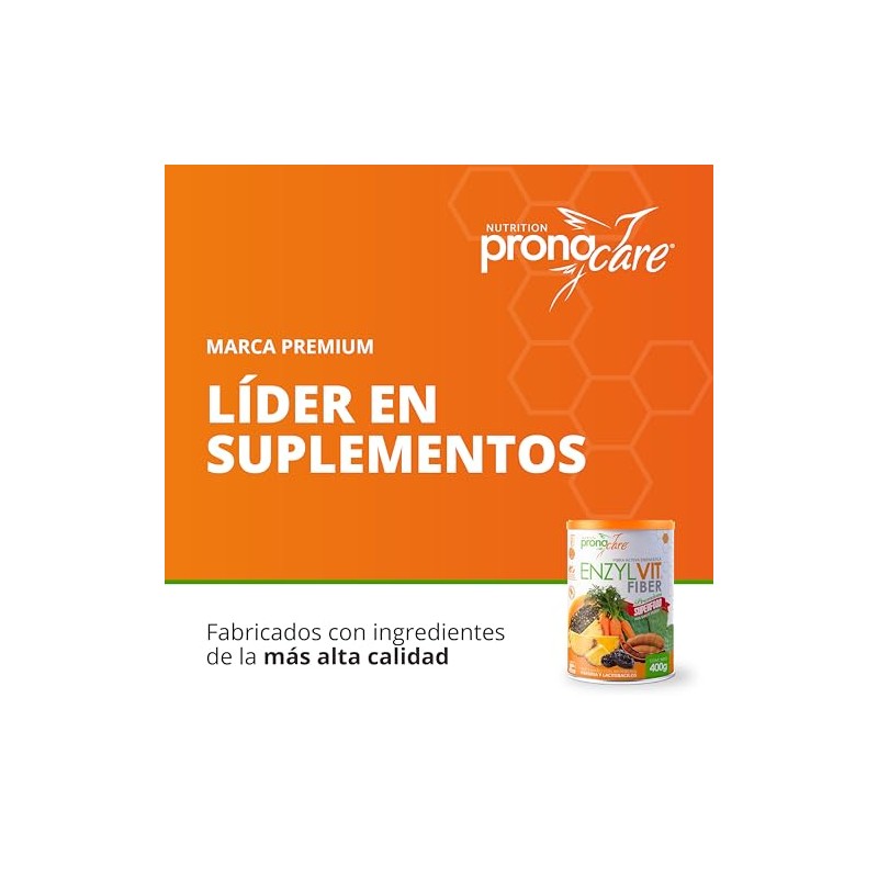 Fibra Digestiva en Polvo 100% Vegetal Adicionada con Papaína y