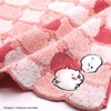 Chiikawa Towel Handkerchief, Pink, Pile, Scara, Cute, 41-1060080, Approx. 9.8