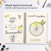 CYH 4 x A5 Notebook with Spiral Binding, Spiral Notebook,