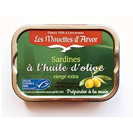 Mouettes d'Arvor Gonidec French Sardines Fillets in Extra Virgin Olive Oil - 4 oz.