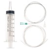 SHAOTONG 60ml Syringe with 40 Inch Tube and Tip Adapter,