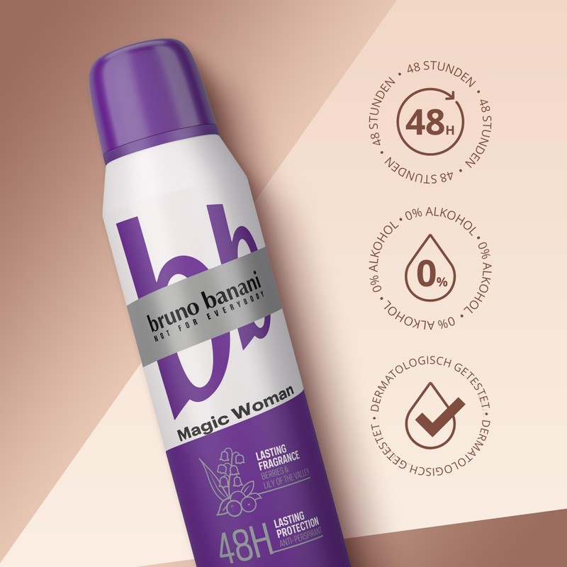 bruno banani Antiperspirant Magic Woman 150 ml