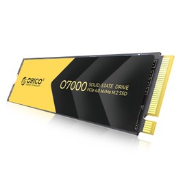 ORICO M2 SSD 2TB, NVMe SSD M.2 with Heatsink, PCIe 4.0 x 4, up to 7000MB/s, SLC Cache 3D NAND, M.2 2280 Internal SSD for Gaming and Video Editing-O7000
