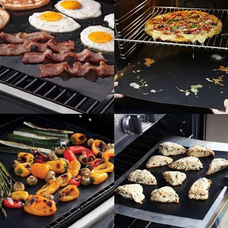 VICHEN Large Oven Liners5 PACK Heavy Duty Teflon Oven Liners,BBQ