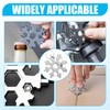 Gifts for Men, 18 in 1 Snowflake Multitool Small Items