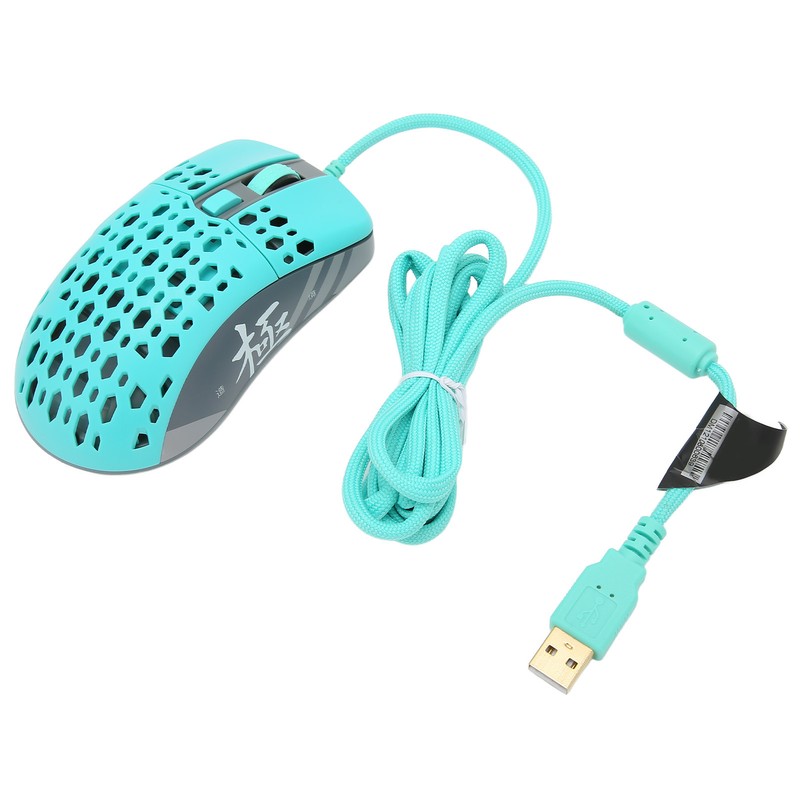 Mouse Adjustable DPI Speed RGB Backlight Ergonomic Beehive Shell Lightweight