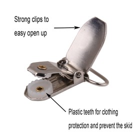 GUCHOL Child Kids Suspenders for Boys and Girls Adjustable Unisex Elastic With Strong Metal Clips(Black, 26 INCH(1-5Year)