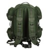 Men's Large OD Green Expandable Tactical Molle Hydration-Ready Backpack Daypack